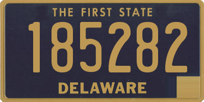 DE license plate 185282