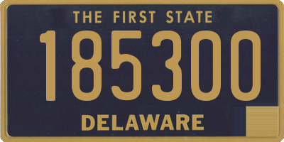DE license plate 185300