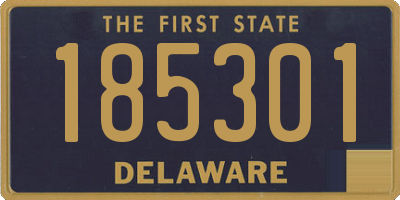 DE license plate 185301