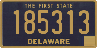 DE license plate 185313