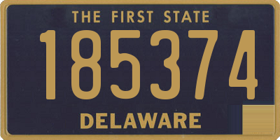 DE license plate 185374