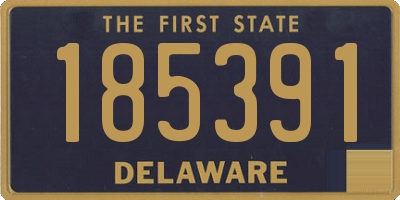 DE license plate 185391