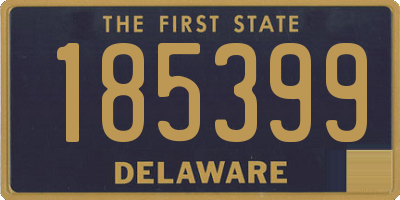 DE license plate 185399