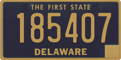 DE license plate 185407