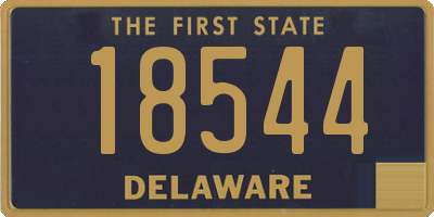 DE license plate 18544