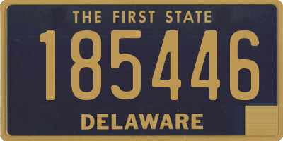 DE license plate 185446