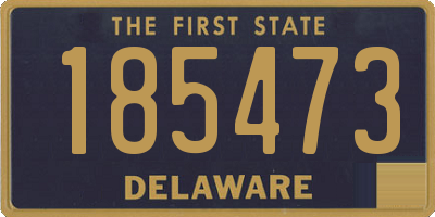 DE license plate 185473