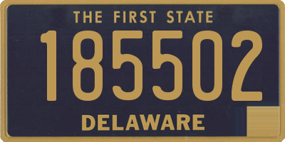 DE license plate 185502