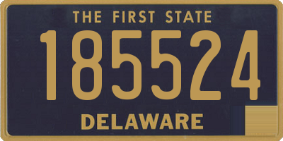 DE license plate 185524