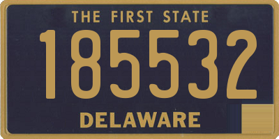 DE license plate 185532