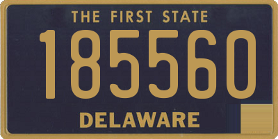 DE license plate 185560