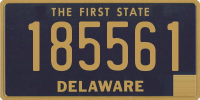 DE license plate 185561