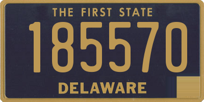 DE license plate 185570