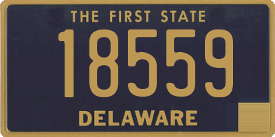 DE license plate 18559