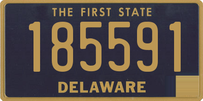 DE license plate 185591