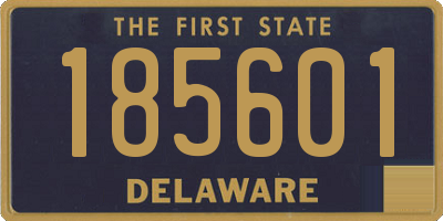DE license plate 185601