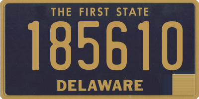 DE license plate 185610