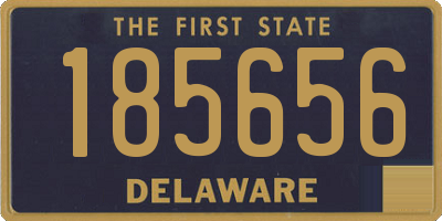 DE license plate 185656