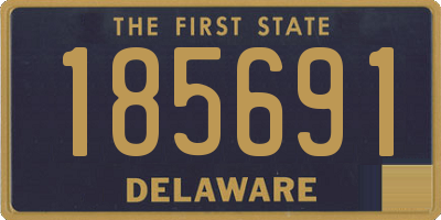 DE license plate 185691
