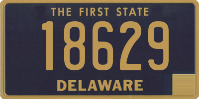 DE license plate 18629
