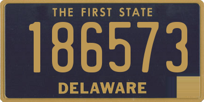 DE license plate 186573