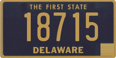 DE license plate 18715