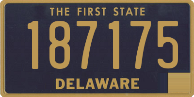 DE license plate 187175