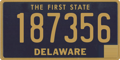 DE license plate 187356