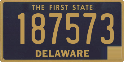 DE license plate 187573
