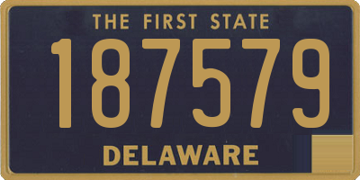 DE license plate 187579