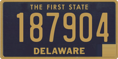 DE license plate 187904