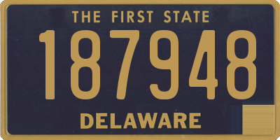 DE license plate 187948