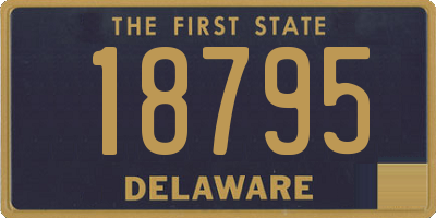 DE license plate 18795