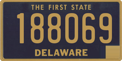 DE license plate 188069