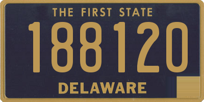 DE license plate 188120