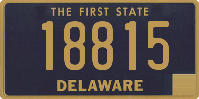 DE license plate 18815