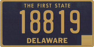 DE license plate 18819