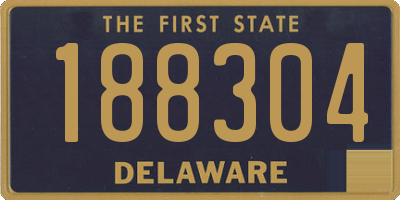 DE license plate 188304