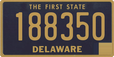 DE license plate 188350