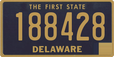 DE license plate 188428