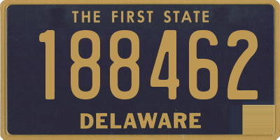 DE license plate 188462