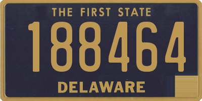 DE license plate 188464
