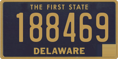 DE license plate 188469