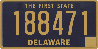 DE license plate 188471