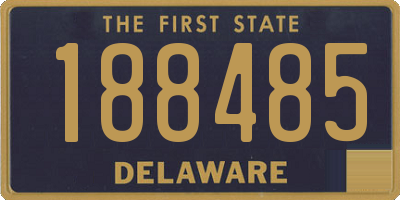 DE license plate 188485