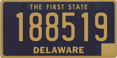 DE license plate 188519