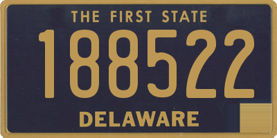 DE license plate 188522