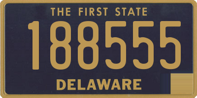 DE license plate 188555