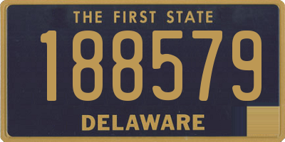 DE license plate 188579