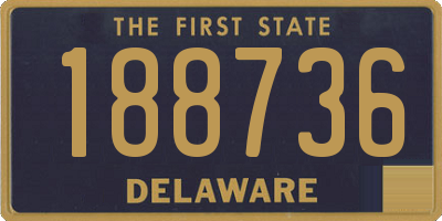 DE license plate 188736
